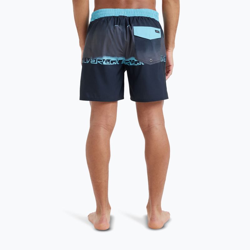Pánske plavecké šortky Quiksilver Everyday Half Jam 16" black wordblock 5