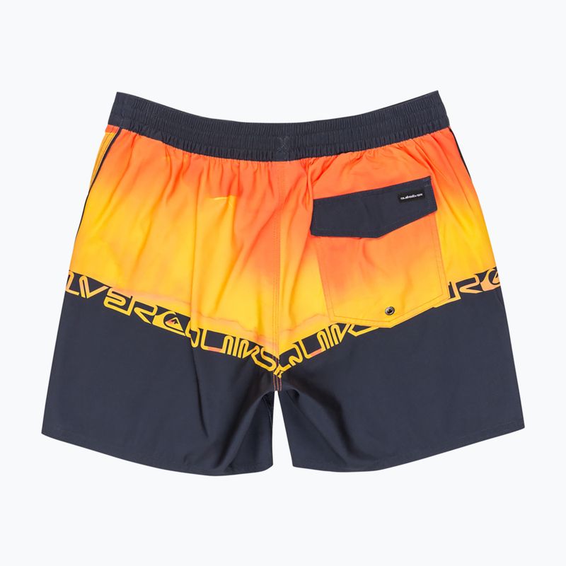 Pánske plavecké šortky Quiksilver Everyday Half Jam 16" fiery coral wordblock 2