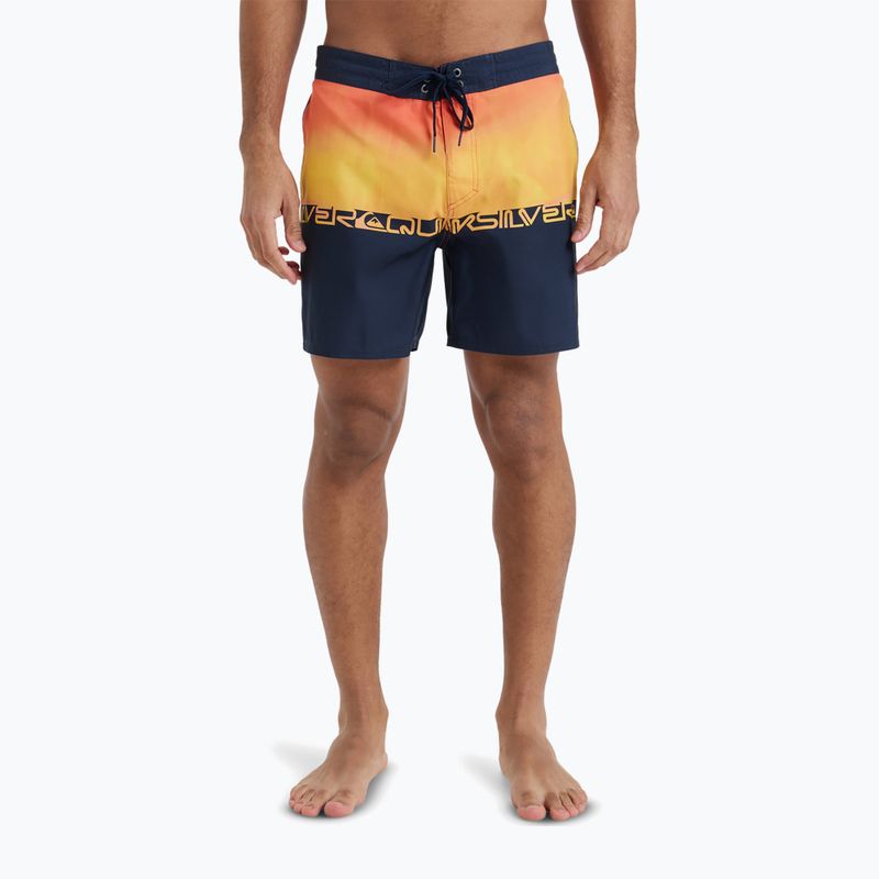 Pánske plavecké šortky Quiksilver Everyday Half Jam 16" fiery coral wordblock 3