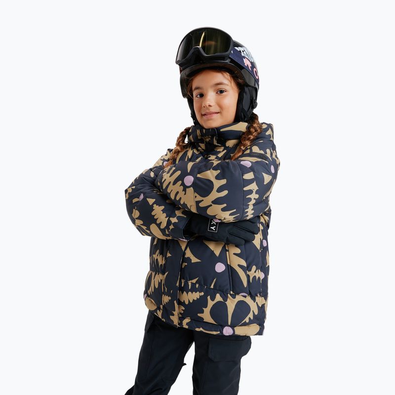 Detská snowboardová bunda ROXY Askamoon fennel seed/big flower Rg 2