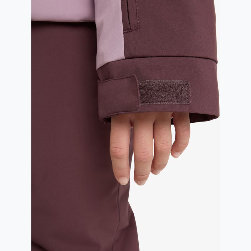 Detská snowboardová bunda ROXY Free Jet Block discreet mauve 10