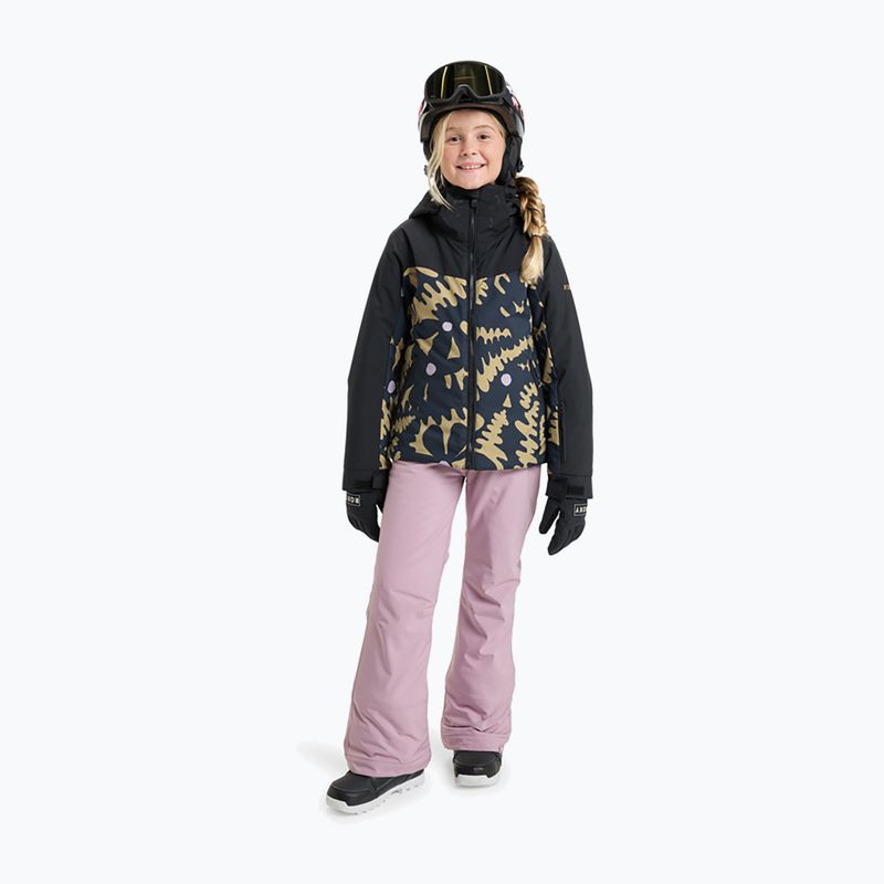 Detská snowboardová bunda ROXY Free Jet Block fennel seed big/flower rg 2