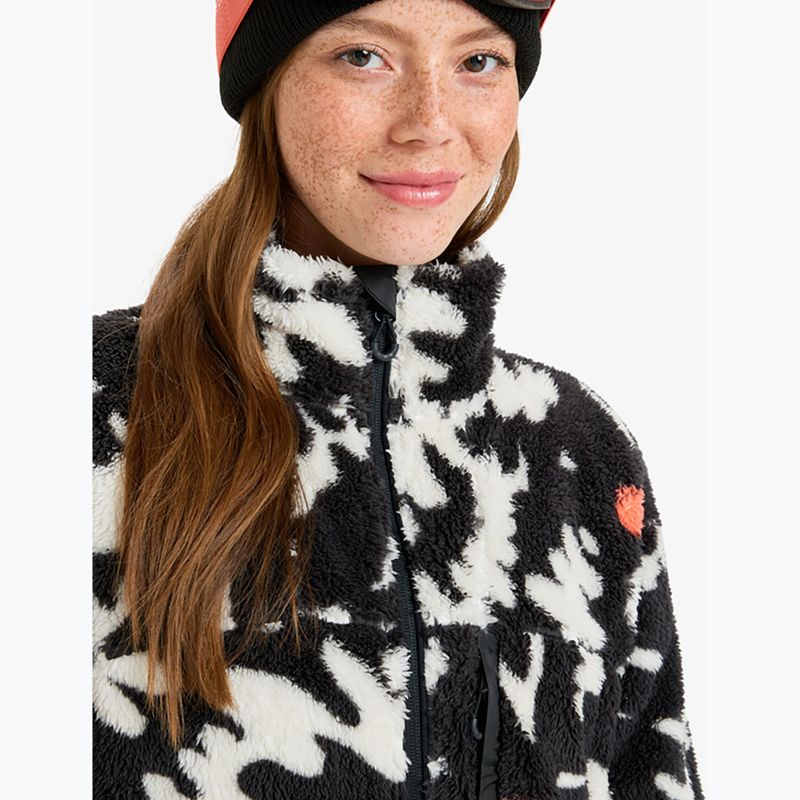 Dámska mikina ROXY Alabama true black/big flower 4