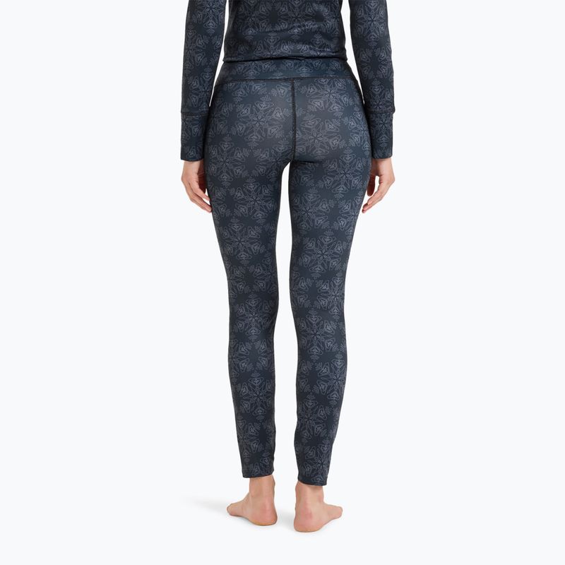 Dámske termo nohavice ROXY Daybreak Brushed true black/snowflakes 3