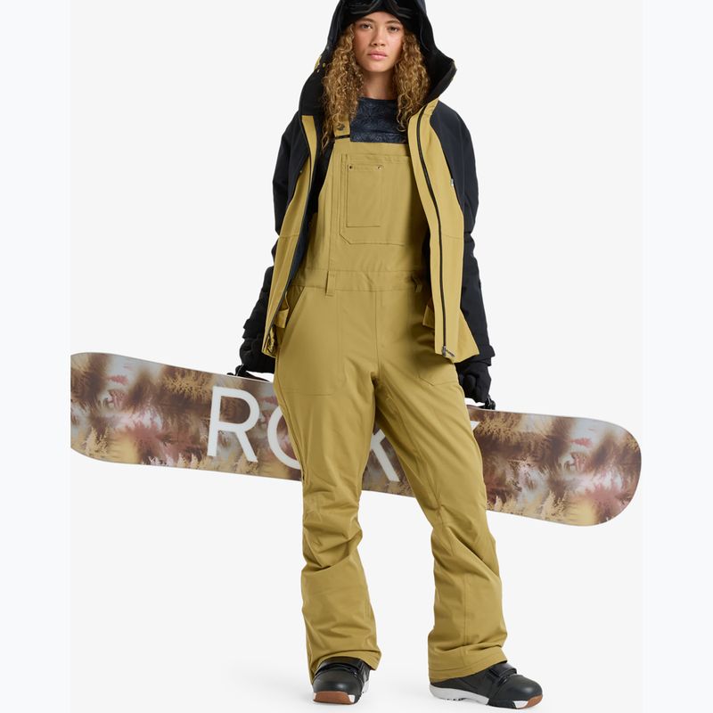 Dámske snowboardové nohavice ROXY Rideout Bib fennel seed 3