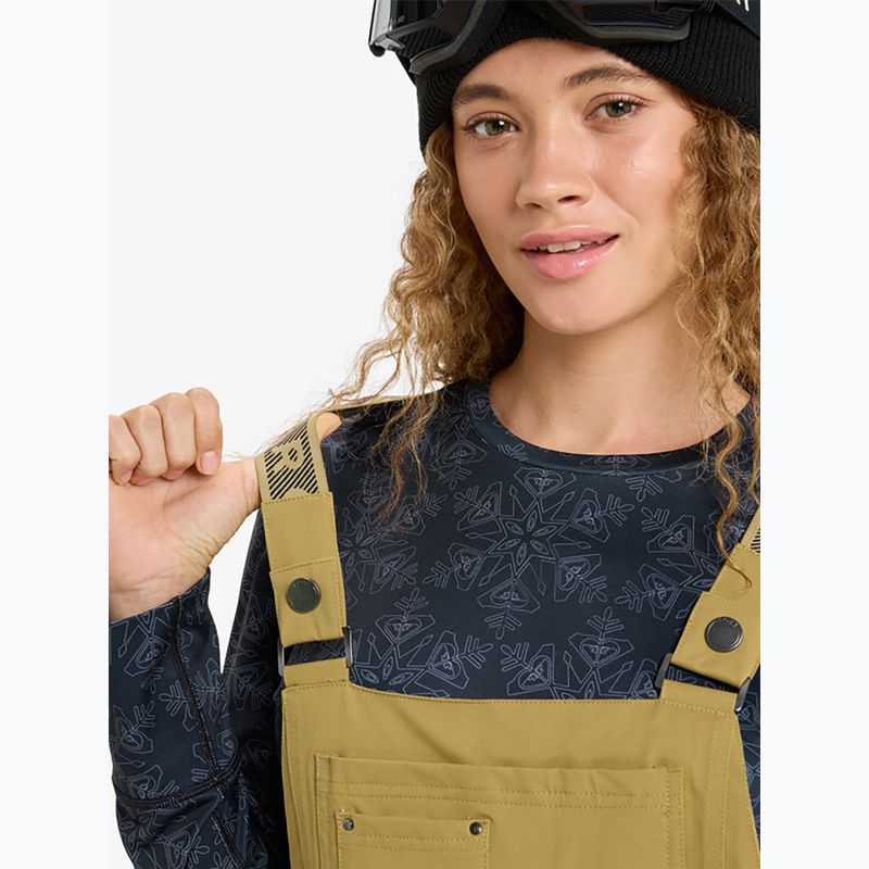 Dámske snowboardové nohavice ROXY Rideout Bib fennel seed 5