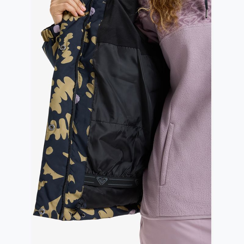 Dámska snowboardová bunda ROXY Snow Winter Rebel fennel seed/big flower 9