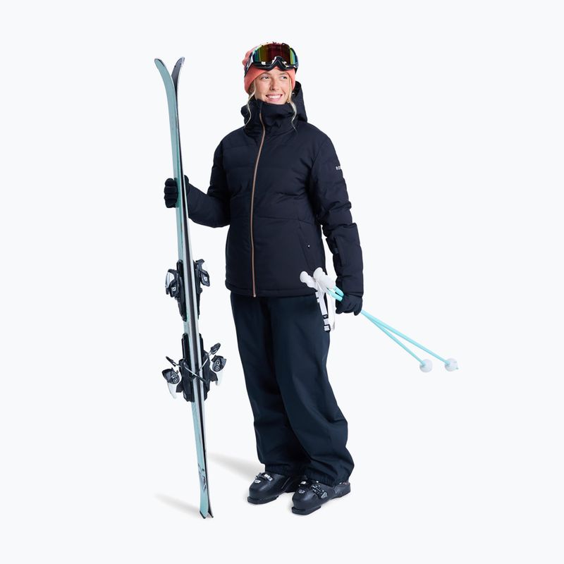 Dámska snowboardová bunda ROXY Snowhill Puffy true black 2