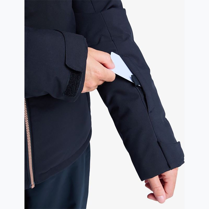 Dámska snowboardová bunda ROXY Snowhill Puffy true black 10