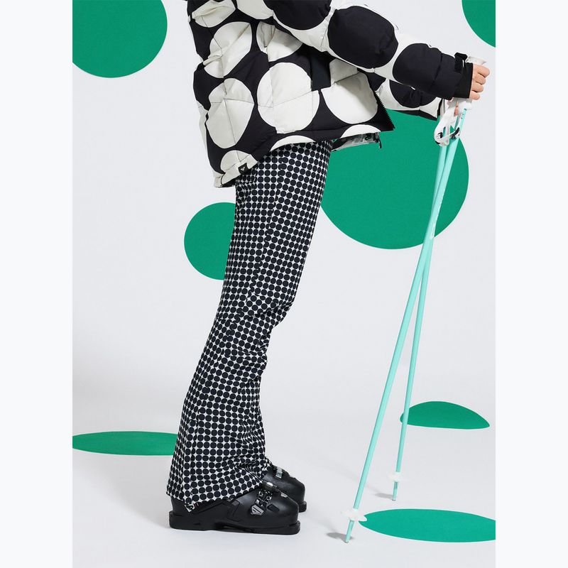 Dámske snowboardové nohavice ROXY Rising High whisper white/small dots 10