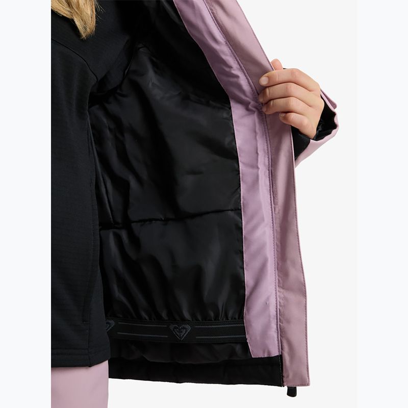 Detská snowboardová bunda ROXY Snowsylva true black 8