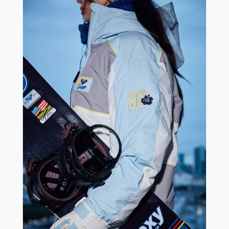Dámska snowboardová bunda ROXY Chloe Kim Anorak ash 16