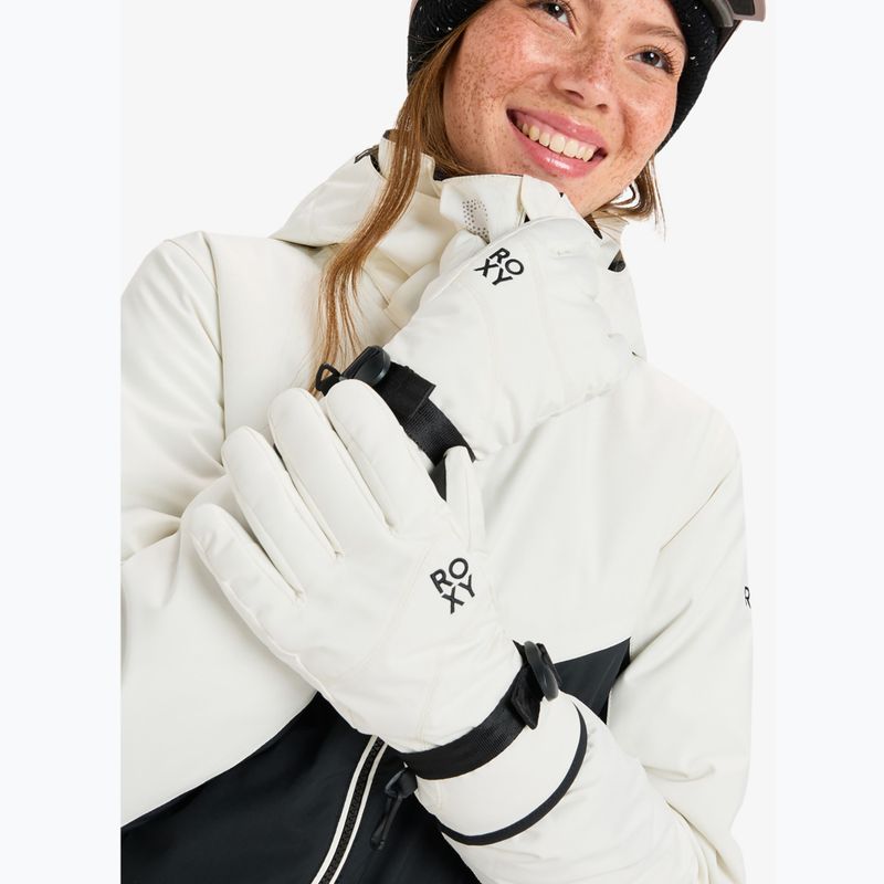 Dámske snowboardové rukavice Roxy Jetty Solid whisper white 5