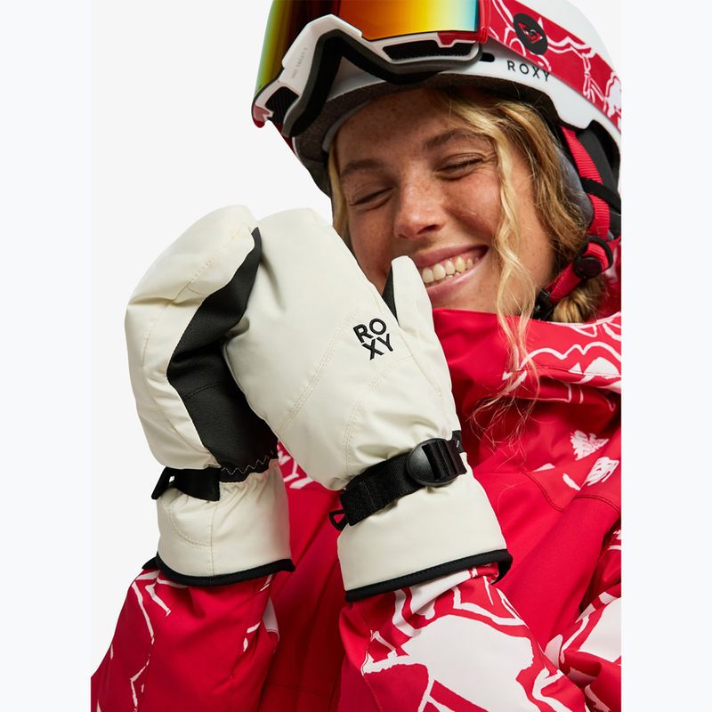 Dámske snowboardové rukavice Roxy Jetty Solid whisper white 6