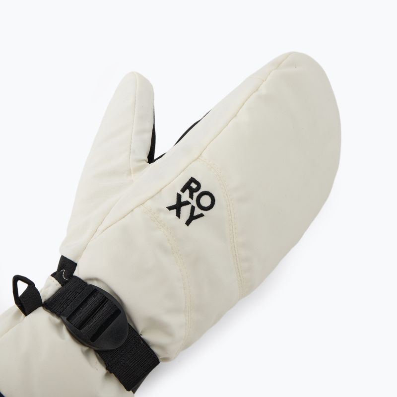 Dámske snowboardové rukavice Roxy Jetty Solid Mitt whisper white 4