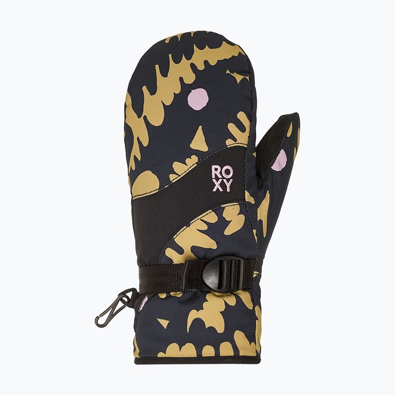 Detské snowboardové rukavice Roxy Jetty Mitt fennel seed/big flower rg 2
