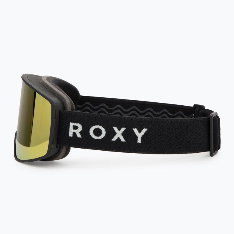 Dámske snowboardové okuliare ROXY Storm W black/clux ml pink gold 4