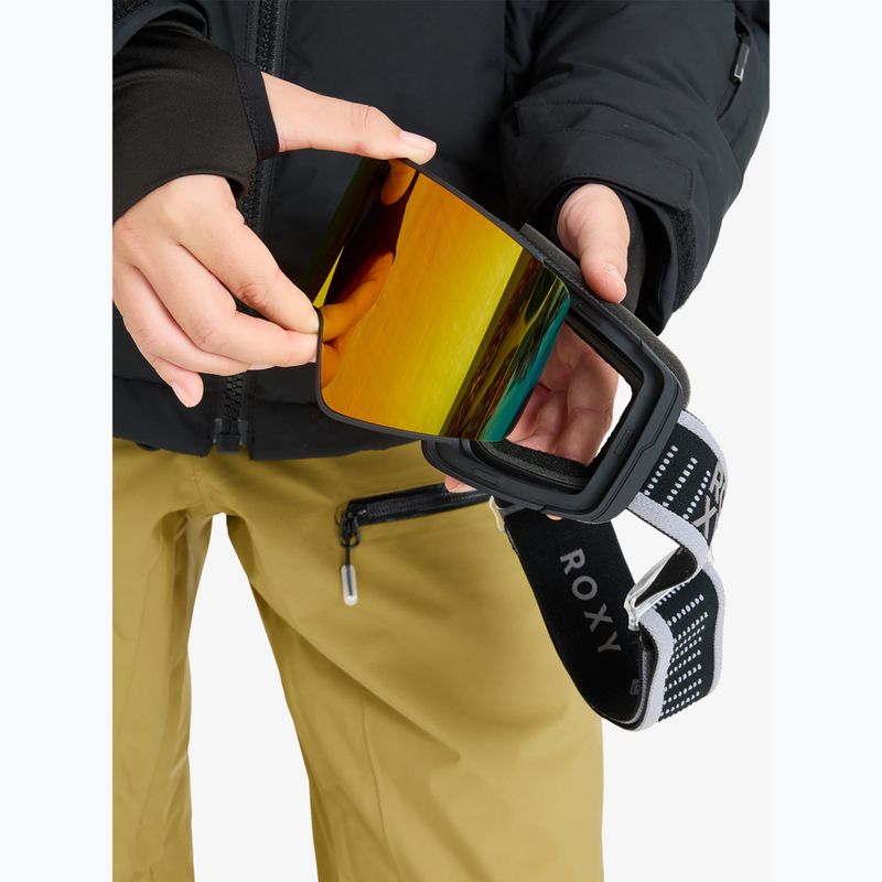 Dámske snowboardové okuliare ROXY Storm MG black/clux ml infrared 7