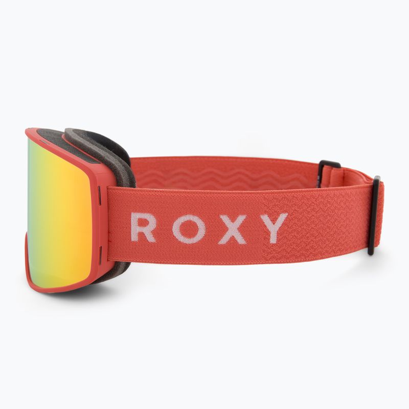 Dámske snowboardové okuliare ROXY Storm W coral chic/clux ml orange 4