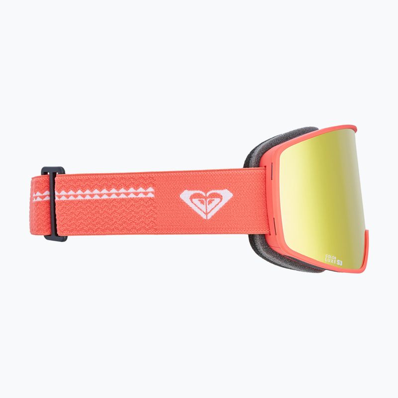 Dámske snowboardové okuliare ROXY Storm W coral chic/clux ml orange 3