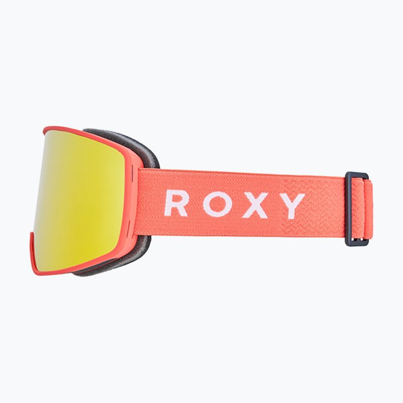 Dámske snowboardové okuliare ROXY Storm W coral chic/clux ml orange 4