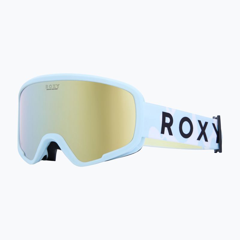 Detské snowboardové okuliare ROXY Missy big flowers/clux ml light blue 5
