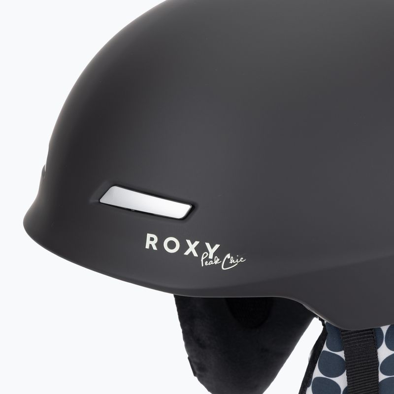 Prilba na snowboard ROXY Angie anthracite sol searcher ditsy 7