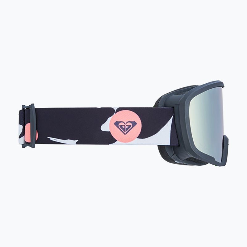 Detské snowboardové okuliare ROXY Missy big flowers/clux ml orange 7