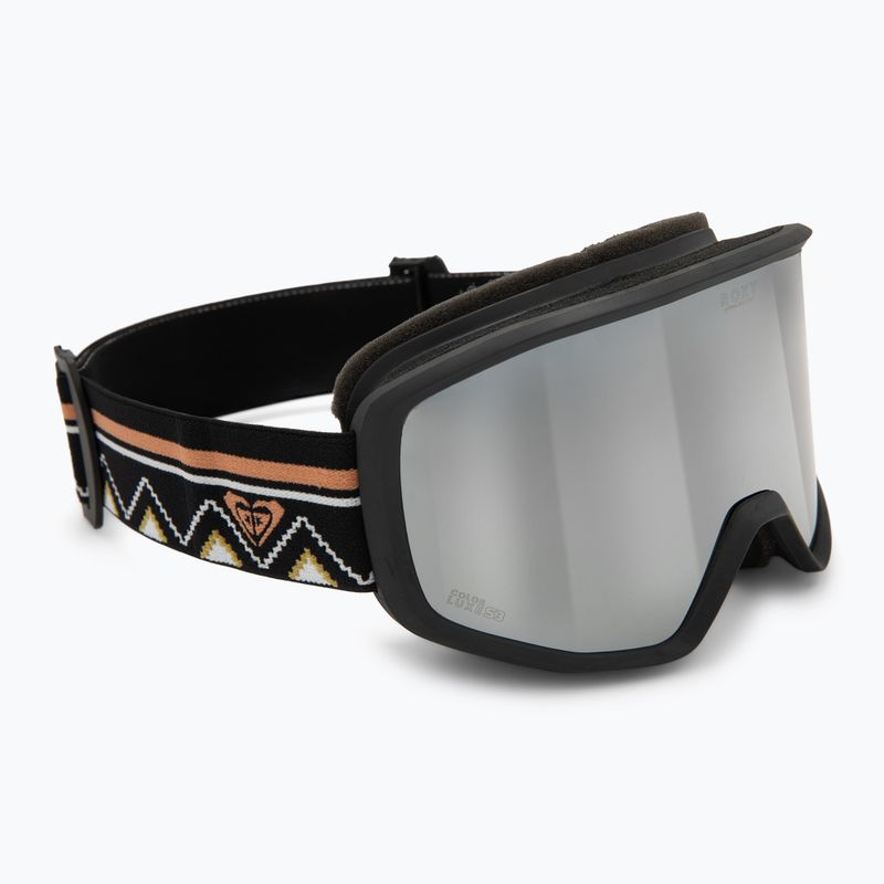 Dámske snowboardové okuliare ROXY Izzy black/clux ml silver