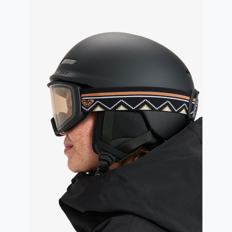 Dámske snowboardové okuliare ROXY Izzy black/clux ml silver 6