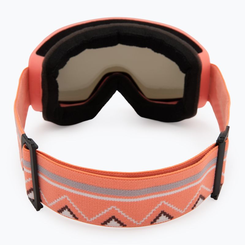 Dámske snowboardové okuliare ROXY Izzy coral chic/clux ml l purple 3