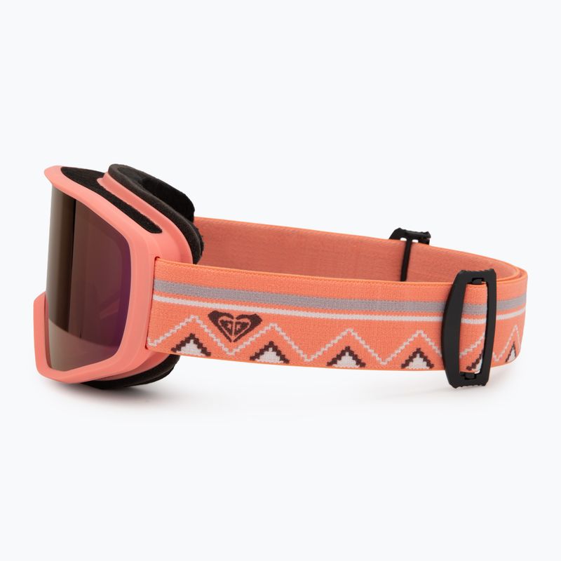 Dámske snowboardové okuliare ROXY Izzy coral chic/clux ml l purple 4