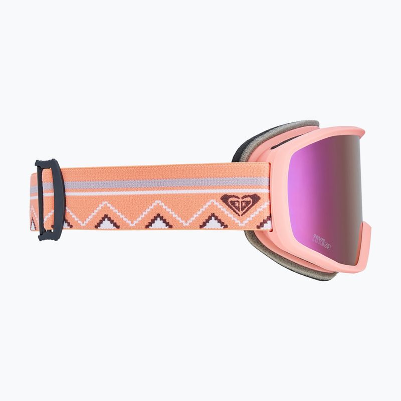 Dámske snowboardové okuliare ROXY Izzy coral chic/clux ml l purple 3