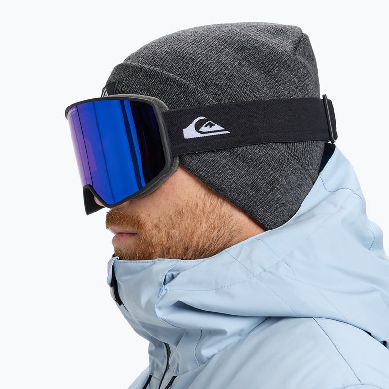 Snowboardové okuliare Quiksilver Storm black/black clux ml blue 7