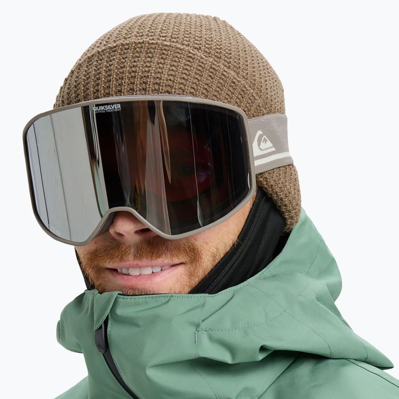 Snowboardové okuliare Quiksilver Storm fallen rock/clux ml silver 6