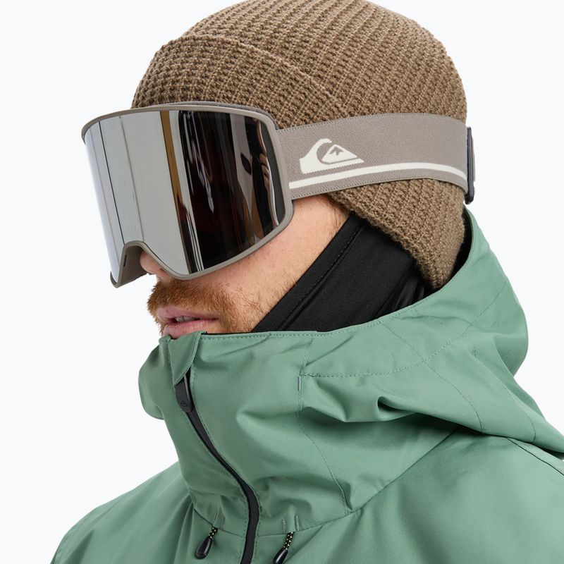 Snowboardové okuliare Quiksilver Storm fallen rock/clux ml silver 7