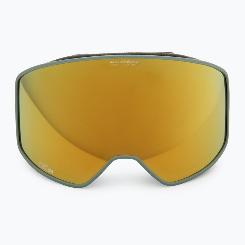 Snowboardové okuliare Quiksilver Storm dark ivy/clux ml gold 2