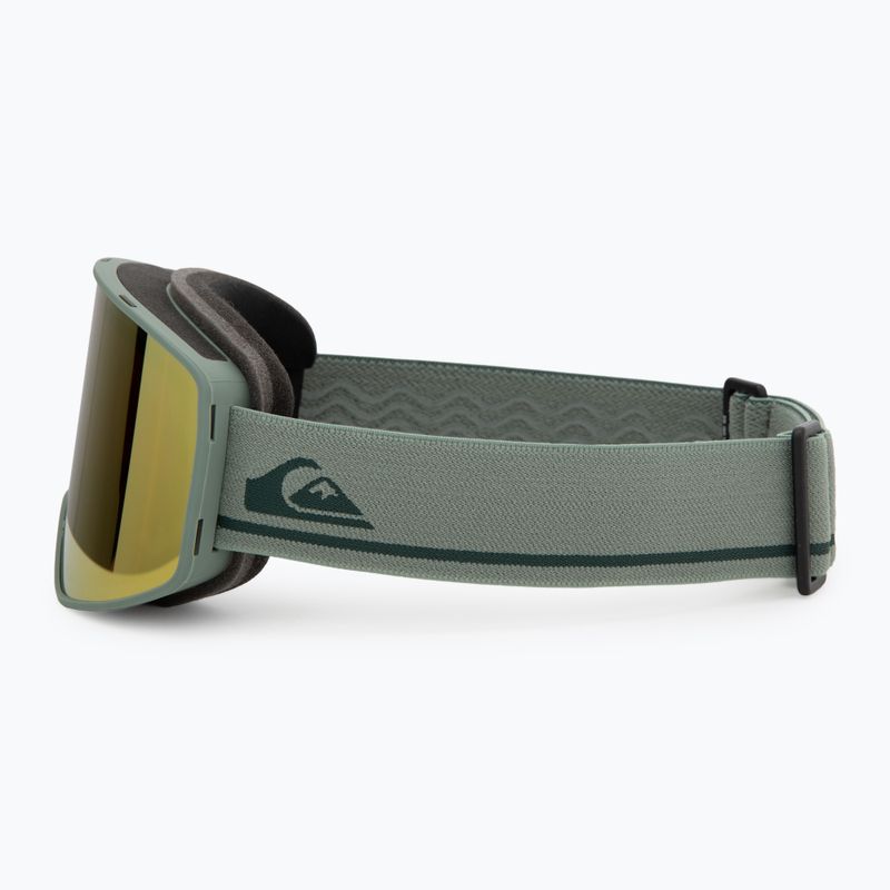 Snowboardové okuliare Quiksilver Storm dark ivy/clux ml gold 4