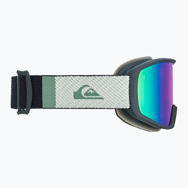 Pánske snowboardové okuliare Quiksilver Harper black/clux ml green 3