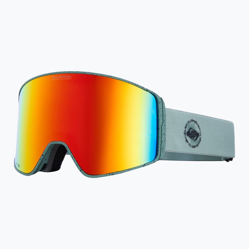 Pánske snowboardové okuliare Quiksilver Storm MG dark ivy/clux ml red
