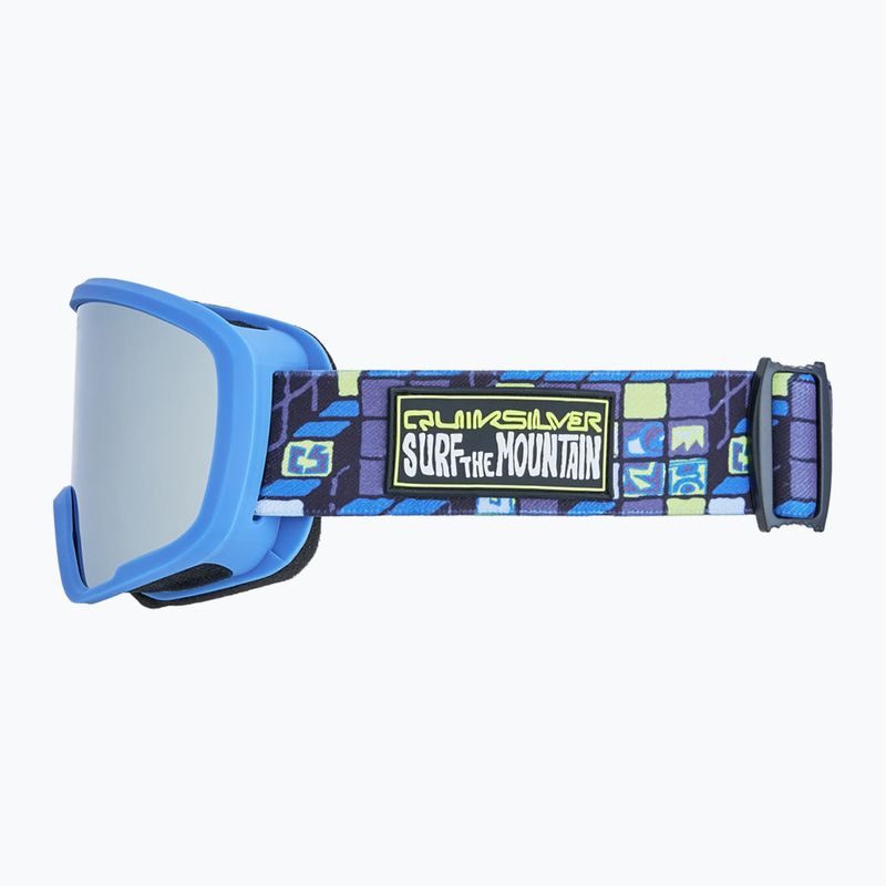 Detské snowboardové okuliare Quiksilver Shredder 3D check/clux ml silver 4