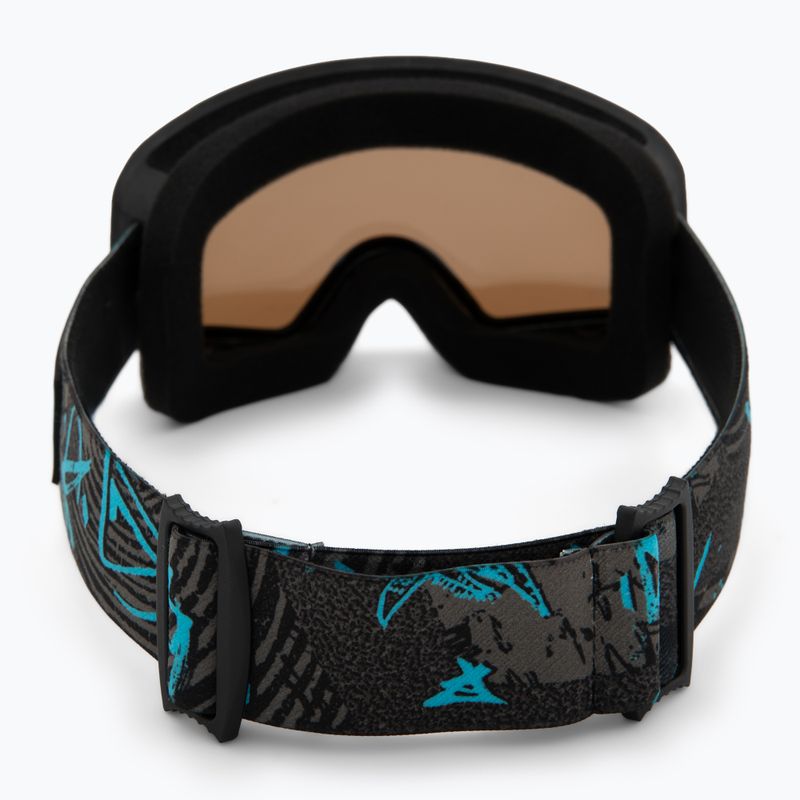 Detské snowboardové okuliare Quiksilver Shredder rave mix/clux ml blue 3