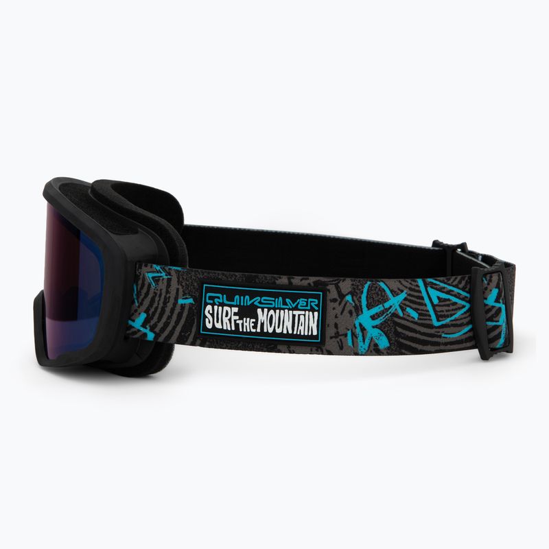 Detské snowboardové okuliare Quiksilver Shredder rave mix/clux ml blue 4