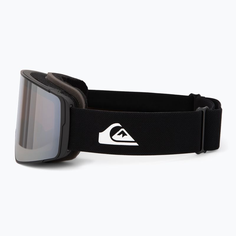 Pánske snowboardové okuliare Quiksilver Storm MG black/ black clux ml silver 4