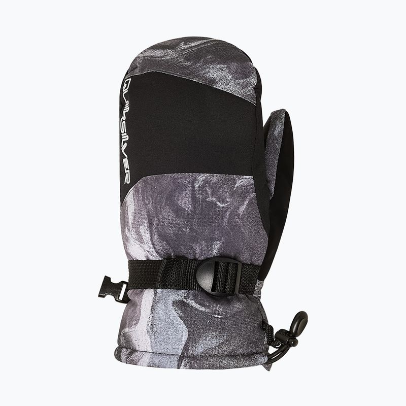Detské snowboardové rukavice Quiksilver Mission Mitt thermostamp grayscale 2