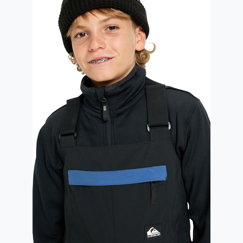 Detské snowboardové nohavice Quiksilver Mash Up Bib true black 5