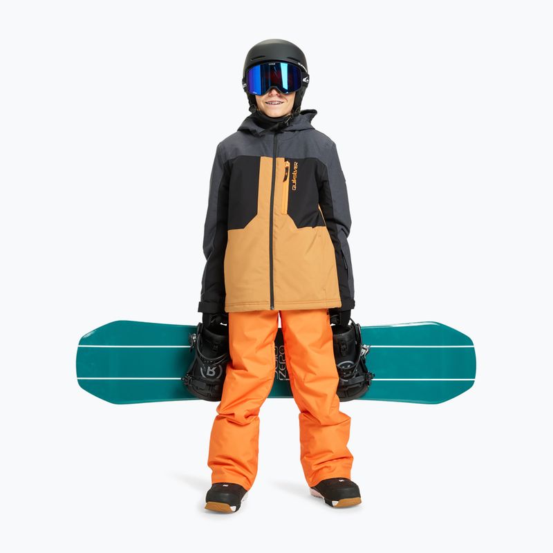 Detské snowboardové nohavice Quiksilver Estate orange peel 2