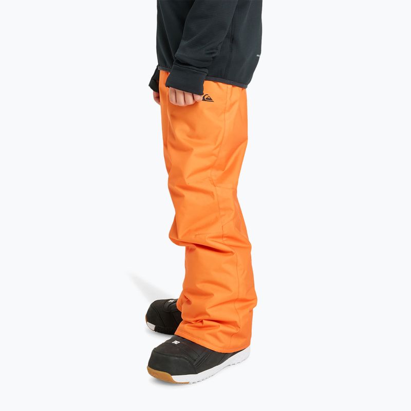 Detské snowboardové nohavice Quiksilver Estate orange peel 4