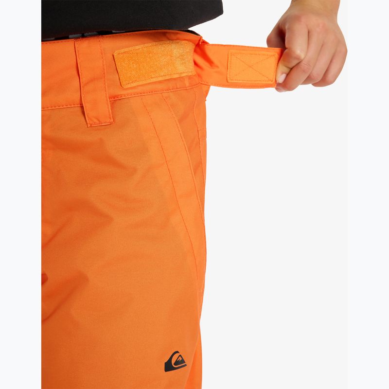 Detské snowboardové nohavice Quiksilver Estate orange peel 6