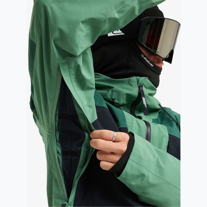 Detská snowboardová bunda Quiksilver Forever Stretch GTX dark ivy 9